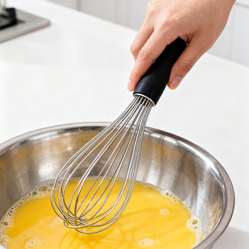 Corrosion Resistance 304 Stainless Steel 7 Wire Egg Beater Non Toxic