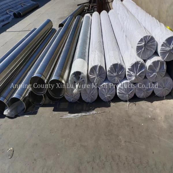 Wire Wrapped Continuous Slot Well Screen Steel Casing Pipe fo Oil Pump Drilling Filter