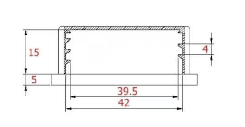 42mm Chemical Drum Cover Caps Clean White Plastic Screw Covers CE