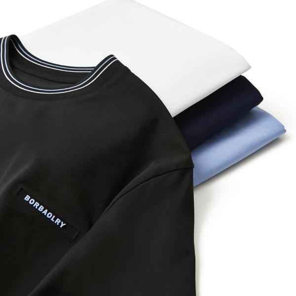 Настраиваемый логотип Графический дизайн Мужская футболка Классическая 100% хлопчатобумажная круглая шея Большой размер