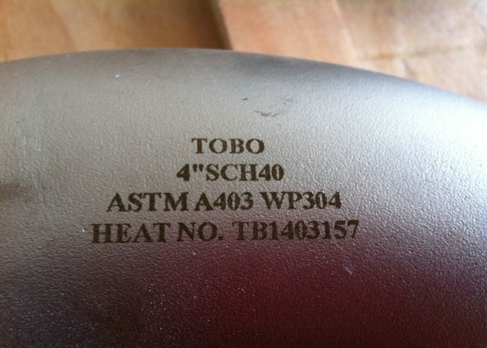 ASME B16.9 Stainless Steel 90 Degree Long Radius Elbow 304/316L Seamless Butt Weld Pipe Fitting