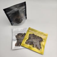 Malote de alumínio de prata inferior liso claro do saco do empacotamento de alimento de CPP do AL com fecho de correr Resealable