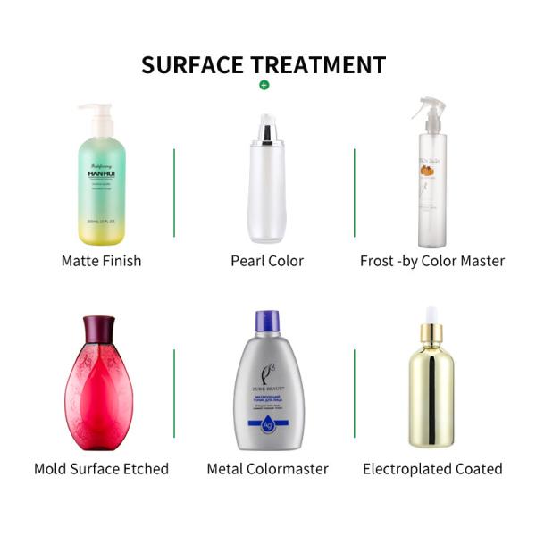 Recyclable 10 OZ Boston Round PET Plastic Bottle Cosmetic For Body Lotion