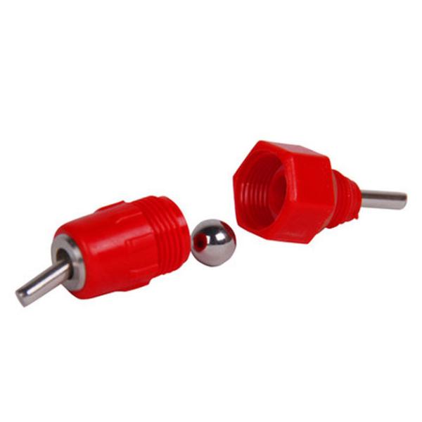 Шарик нержавеющей стали птицы ниппели цыпленка 360 градусов по горизонтали 9mm