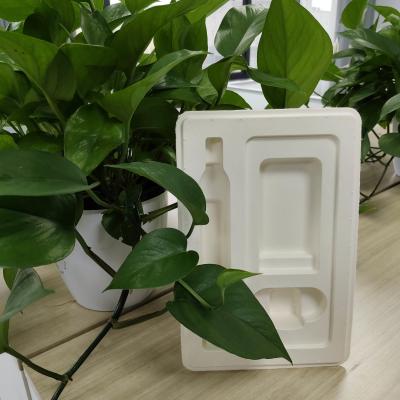 Directly supplied by Chinese factories. The pulp-molded packaging base for electric toothbrushes is drop-proof, shockproof, environmentally friendly and biodegradable.