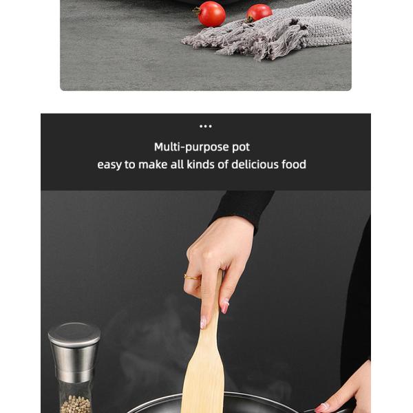 Wholesale TOP Seller 9-Inch Cooking Pot Non Stick Fry Pan Cookware Cast Iron Frying Pans With Anti-Heat Handle