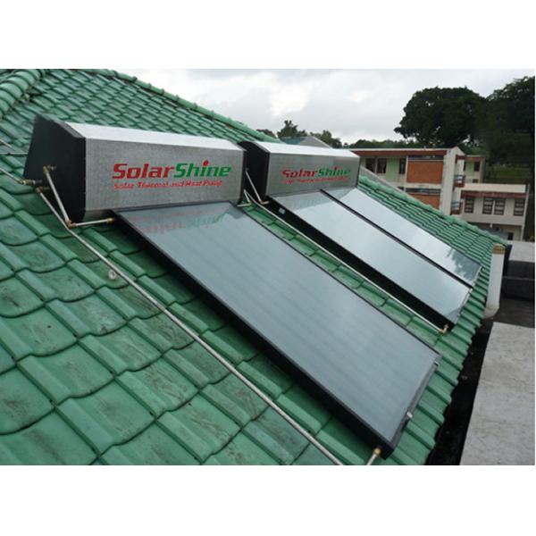 Flexible Flat Plate Solar Water Heater , Solar Energy Water Heater For House