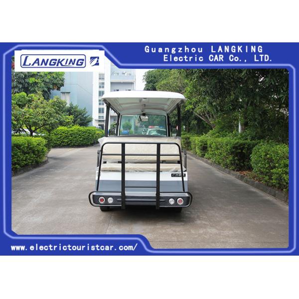 Small Electric Shuttle Car , 14 People Electric Sightseeing Bus Max.Speed 28 km/h