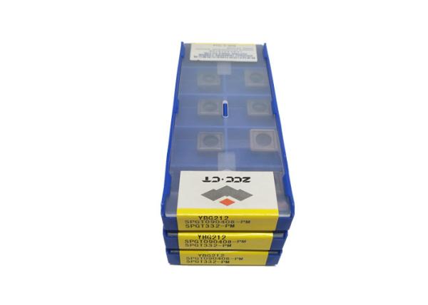 ZCCCT PVD que reveste a broca de U introduz SPGT090408-PM YBG212 para a perfuração do metal