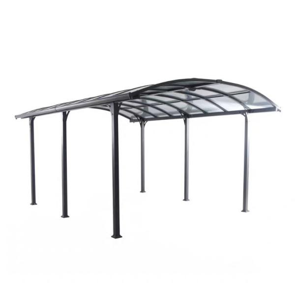 DIY Aluminum Polycarbonate Carport Cantilever Car Parking Shed Rain Protection