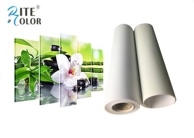 rolo 260g para rolar meios solventes de Eco, rolo matte branco brilhante da lona da impressão de Digitas do poliéster