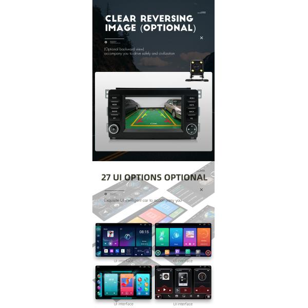 Écran IPS de 7 pouces Pour voiture Android Stéréo Multimédia CarPlay Pour Benz Smart 2005-2010