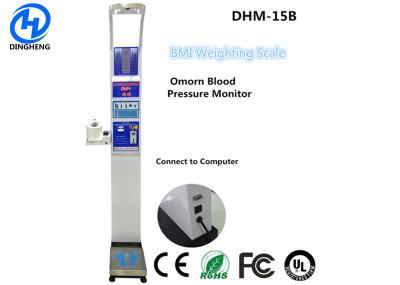 Bmi Coin Ultrasonic Medical Height And Weight Scales With Omron Blood Pressure Machine