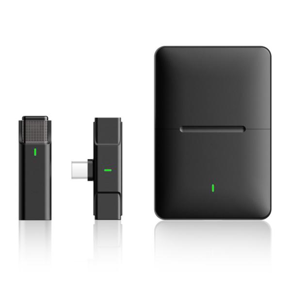 Interview Youtuber Wireless Lavalier Microphone For IPhone Android Camera