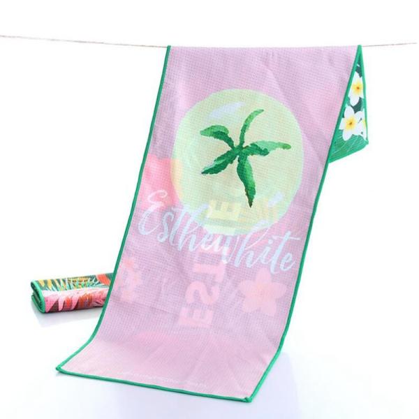 Custom Waffle Microfiber Towels For Golf Easy Cleaning Moisture Proof