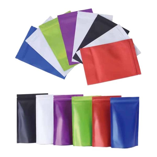 Custom Printed Resealable Multicolor Aluminum Foil Bags Food Packaging Bag Stand up Pouch for Food Packaging