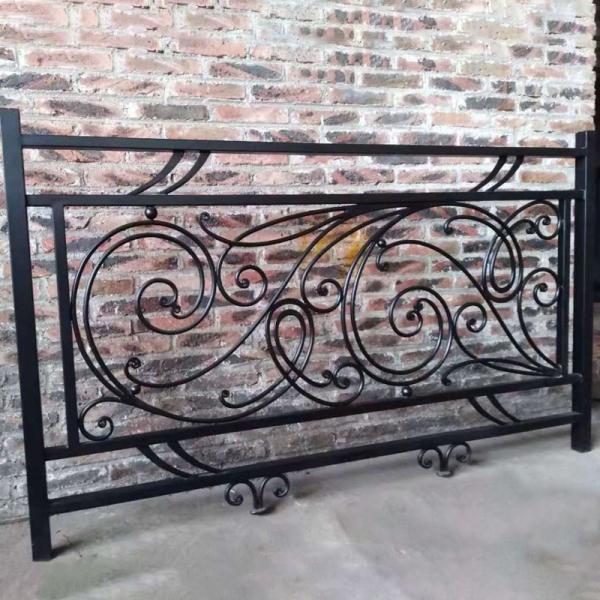 balcão de alumínio do forjamento do corrimão da escada de 20mm que cerca balaústres da escada do ferro