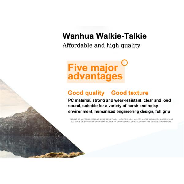 Wanhua WH27 Long Range Walkie Talkie Two-way Radio with -30 60°C Temperature Range