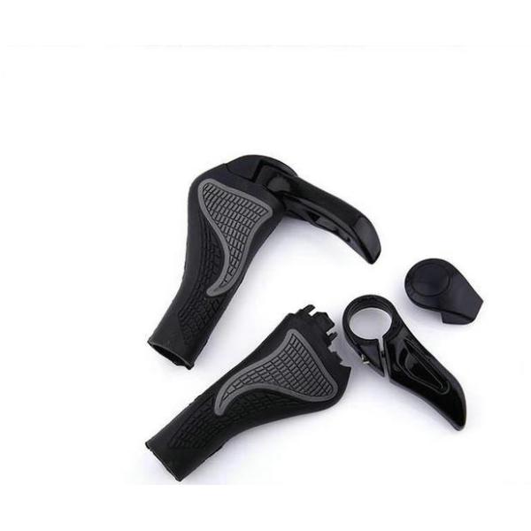 New Design Bicylce MTB bike TPR Rubber&Alloy Sheep Angle Grips Ergonomic Components Bar End Handlebars Push On Soft Grip