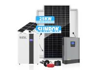 Kit de Sistema Solar Híbrido Eficiente Solução de Energia Sustentável