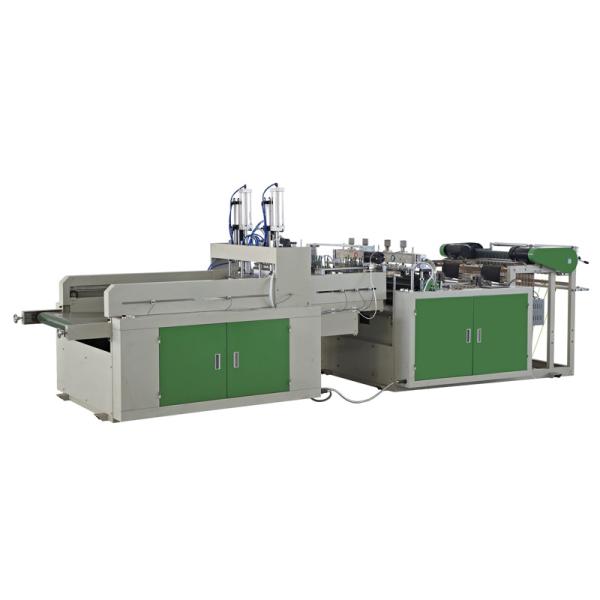 9Kw Auto Polythene Bag Making Machine / Equipment With Two Sealing knifes
