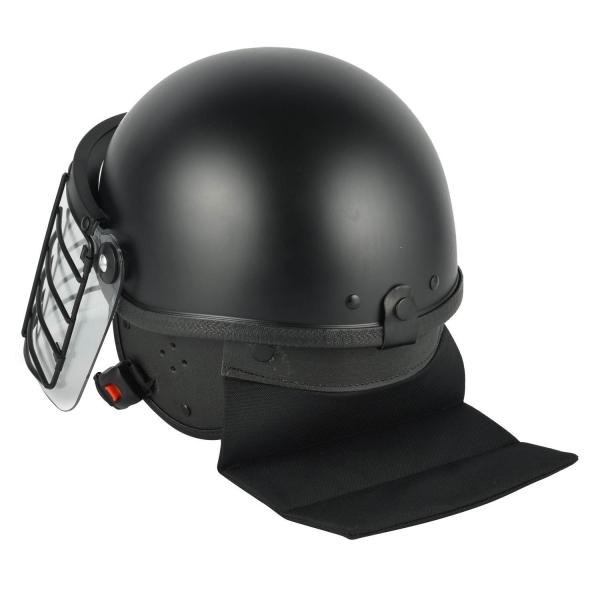 Impact Resistant Anti Riot Tactical Helmet Ergonomic With Metal Mesh Visor