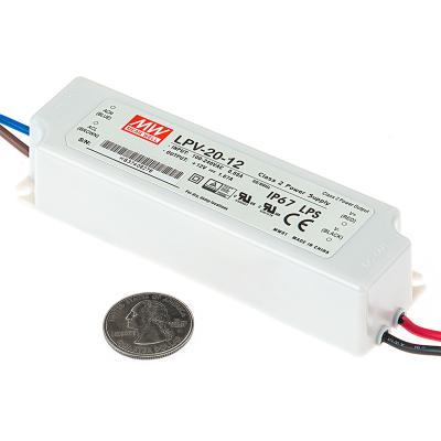 12v Taiwan motoristas de meio-tempo luzes LED fonte de alimentação 20w