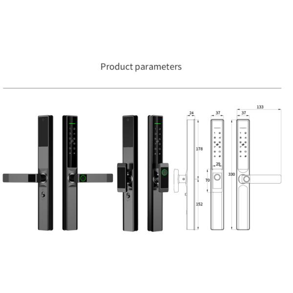 TTlock Tuya Автоматический дверной замок дома ROHS Квартира спальня дверной замок