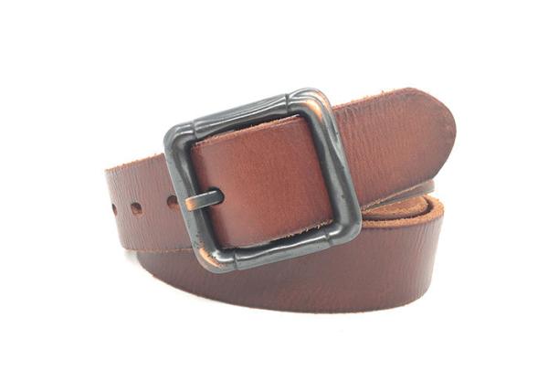100% Pure Cow Leather Men's Casual Pin Buckle Belt