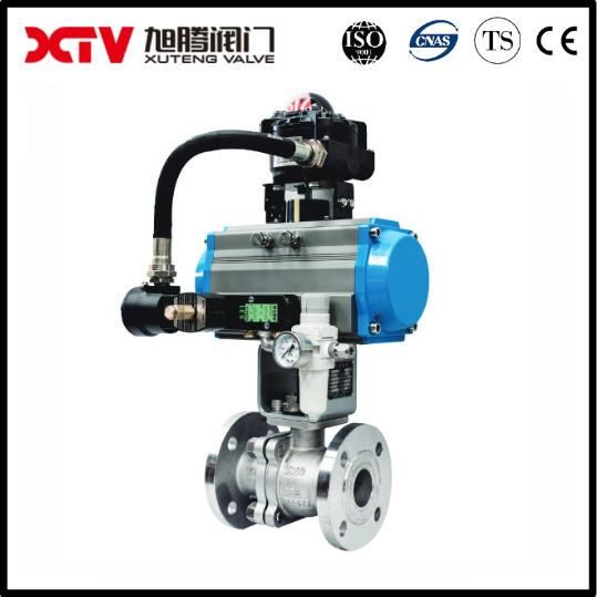 Straight Through Type High Platform Flanged Floating Ball Valve 150LB for Oil and Gas