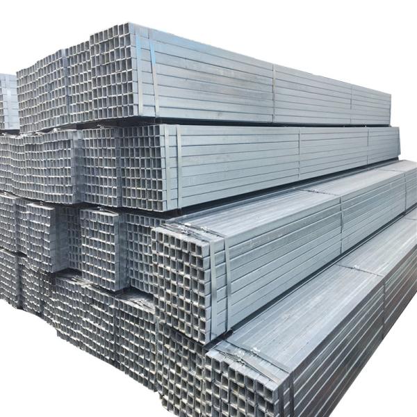 Slightly Oiled 0.8-4mm Weight of Hot Dip Perforated 3/4 100x100x5 GI Square Pipe for Black Mild Carbon MS Iron Tubes