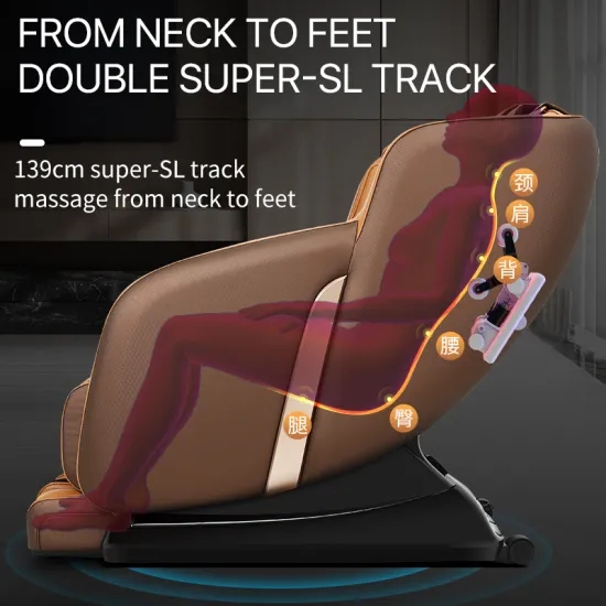 Electric Medical Breakthrough Anti Gravity Massage Chair FCC ROHS SL Track