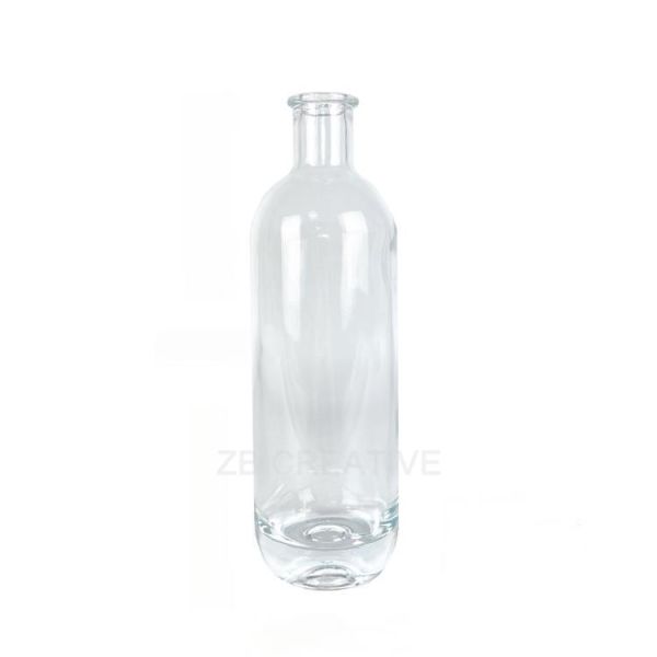 700 Ml Glass Bottles Flint Liquor Whiskey With Cork Top 750g CY-1017