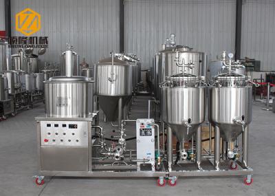 Conical 100L Automatic Brewing System Stainless Steel / Red Copper Body