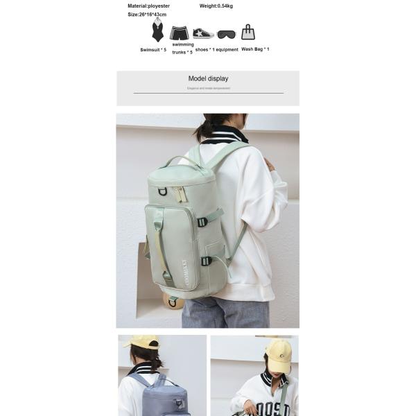 Gym Duffle Tote Bag Gym Bag With Shoe Compartment And Wet Pocket