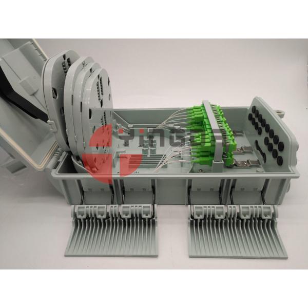 Закрытие соединения оптического волокна 96 ядров с Сплиттер ПЛК 1кс16 СК/АПК, на открытом воздухе коробка 16 Сплиттер переносит