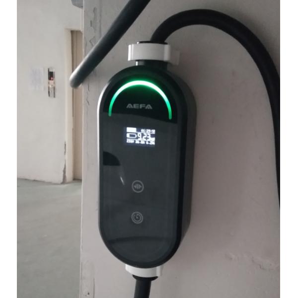 Os carregadores móveis elétricos portáteis dos carregadores 3.6kW 16A 250V EV do carro com sensor de temperatura Schuko obstruem o CE EN62752