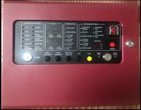 painel de controle vermelho do sistema do alarme de incêndio de 50Hz/60Hz FM 200 para prédios de escritórios