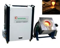 Equipamento de derretimento 60KW da indução da frequência da luz 10KHZ com tela táctil