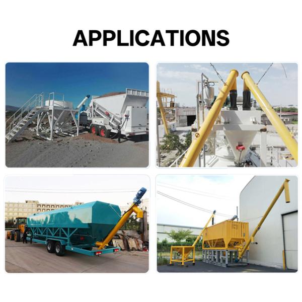 220V High Feeding Accuracy Cement Screw Feeder with Conveyor System for Efficient Cement Dust Prevention