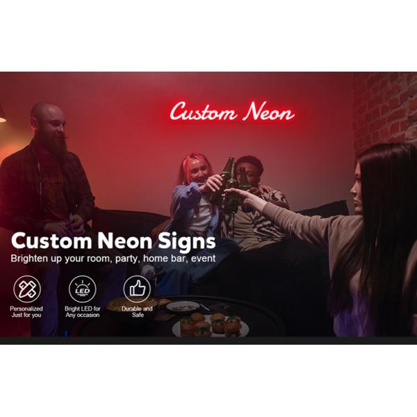 100lm Neon Acrylic Sign LED Decorative Lights 12V 3d Neon Letters