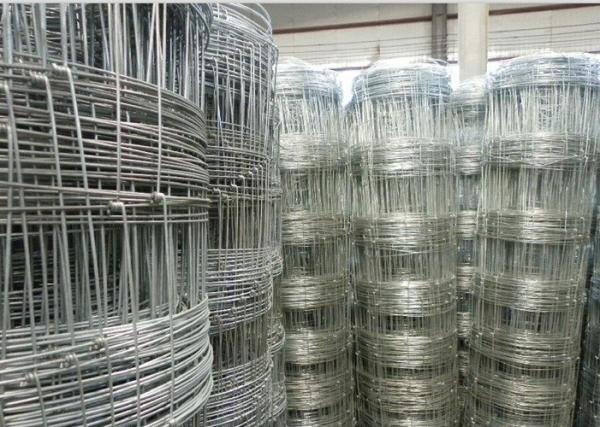 Galvanized Grassland Farm Fence / Field Fence Wire For Sheep And Cattle