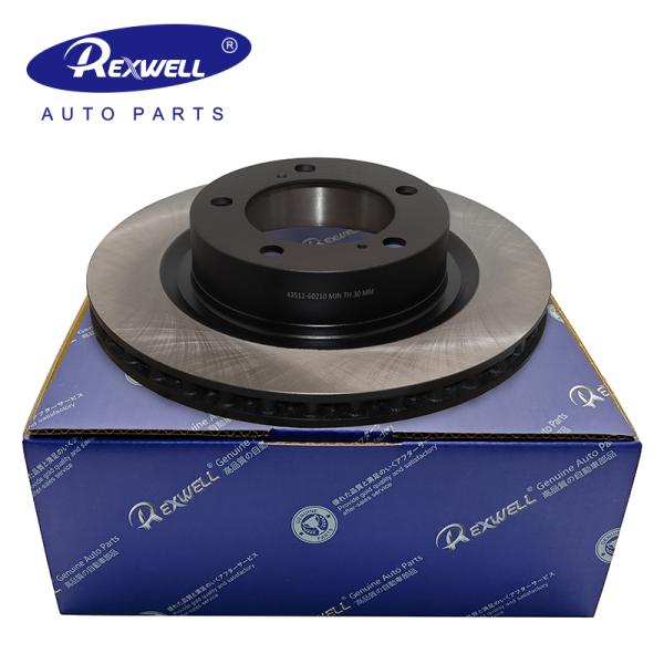 Car Coated Grey Cast Iron Vented Brake Disc Rotor 43512-0C020 43512-60210 for Toyota Land Cruiser Prado Lexus LX570