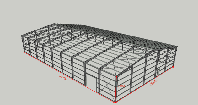 Steel Structure Light Prefab Warehouse