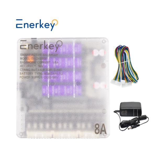 Enerkey 8A Активный умный балансировщик с Bluetooth 2S-24S NCM/LFP/LTO Батарейный балансировщик
