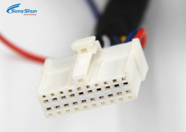 Video Auto Wiring Harness For VW Cars 9003 Connector , PVC Jacket Automotive Cable Harness