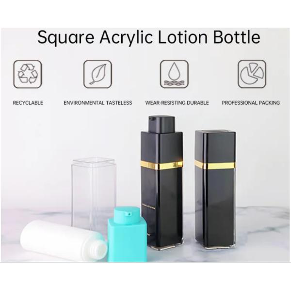 Luxury 15ml 30ml 50ml Airless Pump Bottles  UV Plating Surface  Wear Resistance