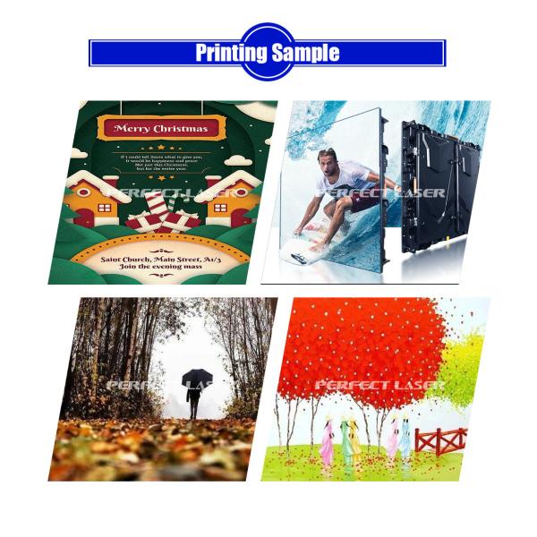 Da impressora lisa UV de 6090 6 Digitas da cabeça de impressão couro plástico de madeira de For Glass Ceramic