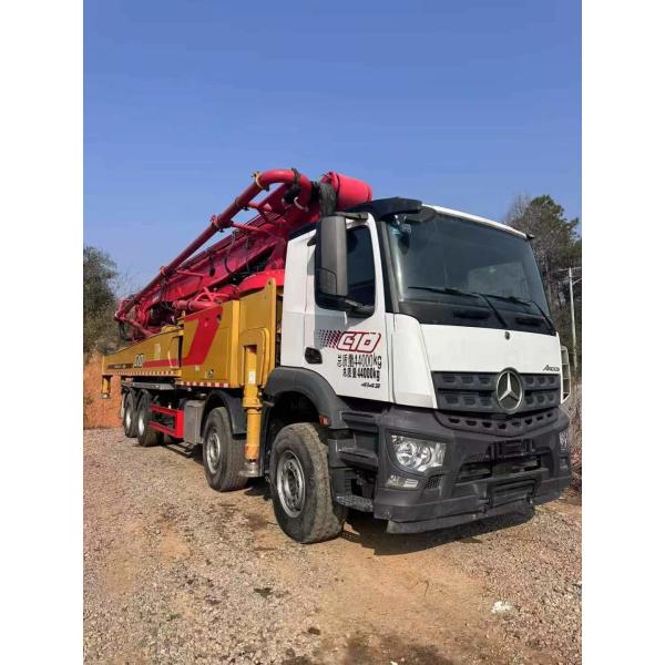 2021 Sany Heavy Industry Concrete Pump Truck 65m Installed Mercedes Chassis Price