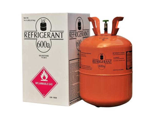 14.3LB 6.5Kg Environment Protective Refrigerant AR600A Fridge Gas R600a
